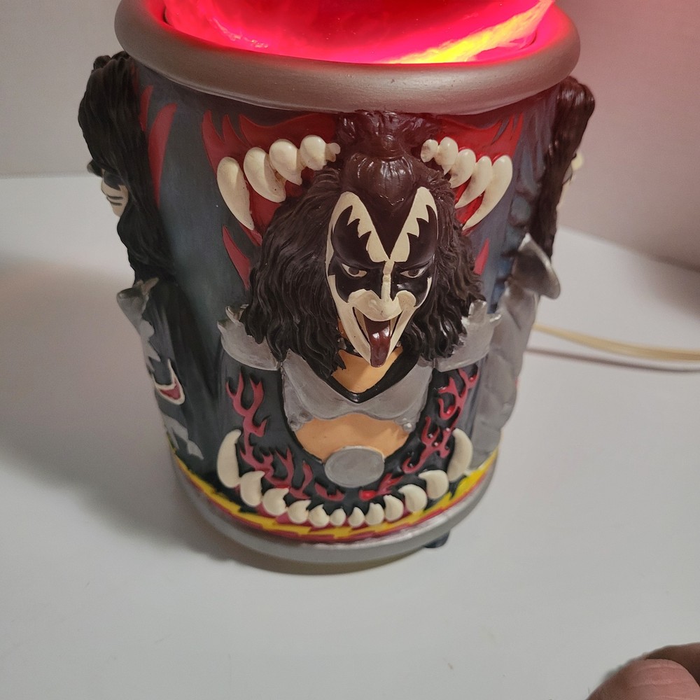 KISS Lava Lamp - 1999 Vintage Rock Band Rare Limited Edition Spencers