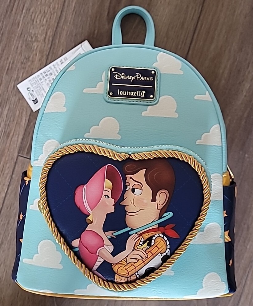 NEW Disney Parks Loungefly Mini Backpack Toy Story Woody Bo Peep Sheep Heart