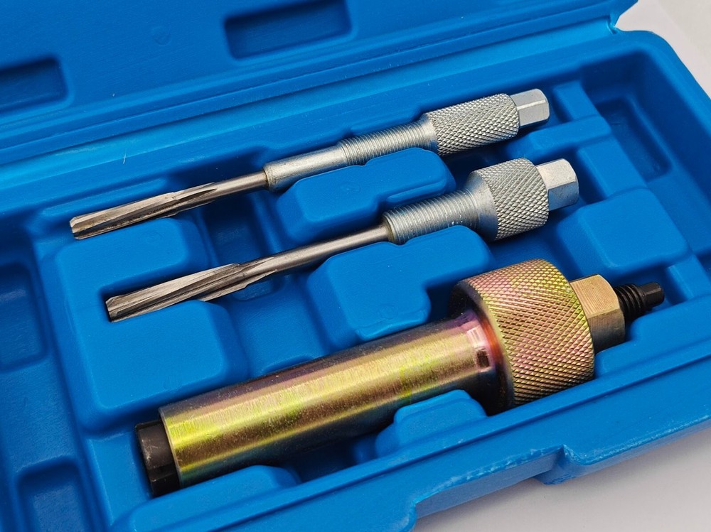 Glow Plug Puller Reamer Set Electrodes Removal Extracting Plugs Tool For Benz