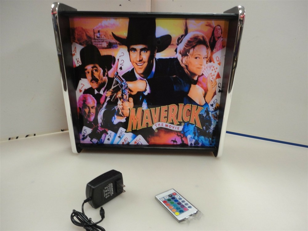 Maverick Sega Pinball Head LED Display light box