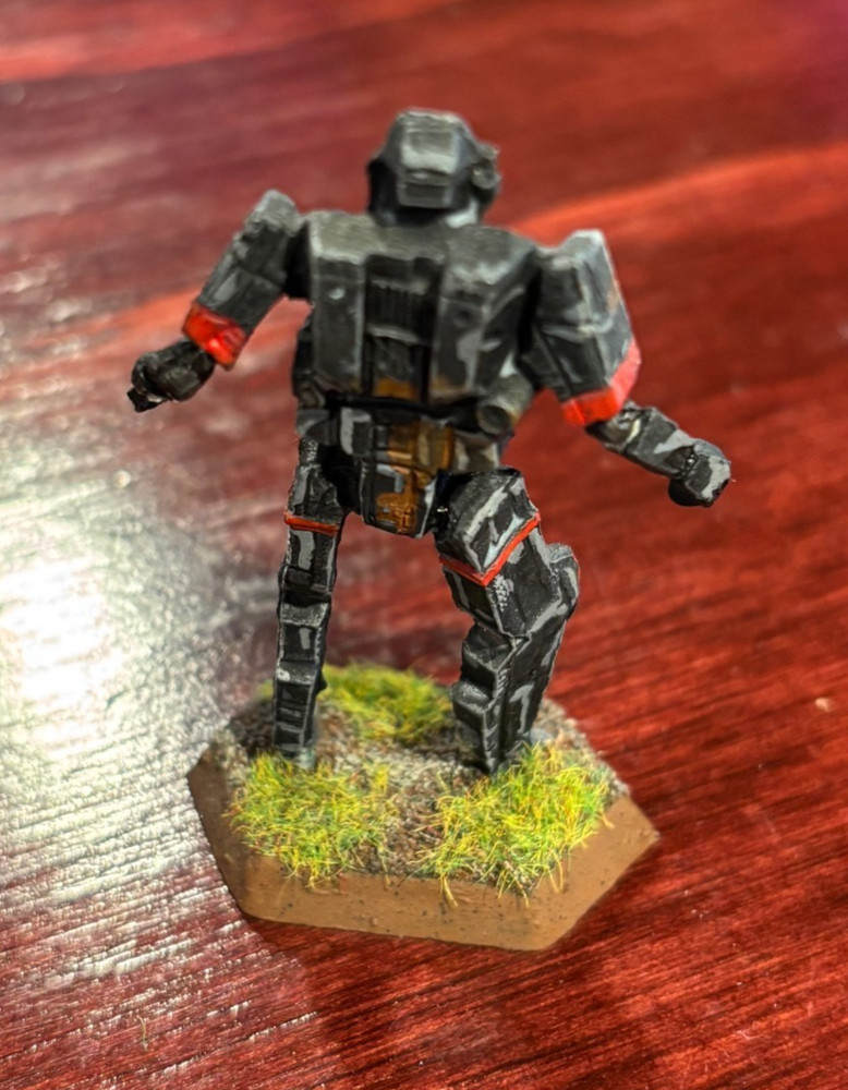 Battletech Painted Plastic Miniature "Banshee" Wolf's Dragoons Based
