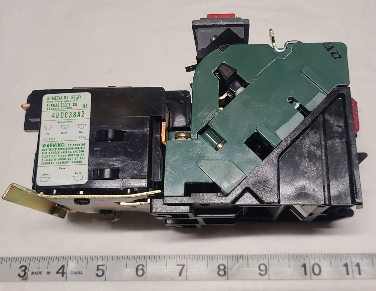 Furnas 14DF33AC81 Motor Starter Size 1, 27A Max, 200-575V rated 3 PH, 7.5-10 H.P