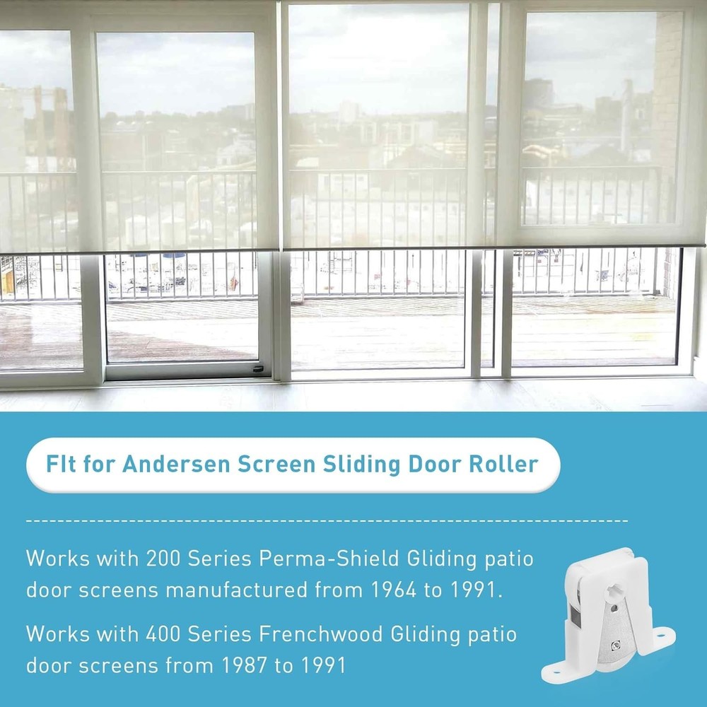 Sliding Screen Door Rollers Replacement Kit Fit for Andersen Part Before 1991...