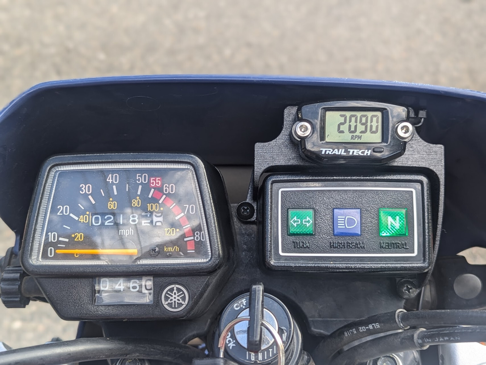 Yamaha TW200 Trail Tech Tachometer Mount Kit