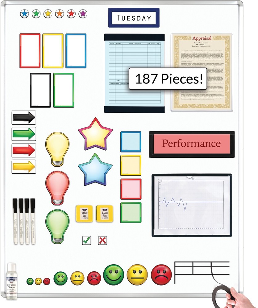 StoreSMART - SMARTStart Lean Visual Management Kit - 187 Pieces - SMTKIT1