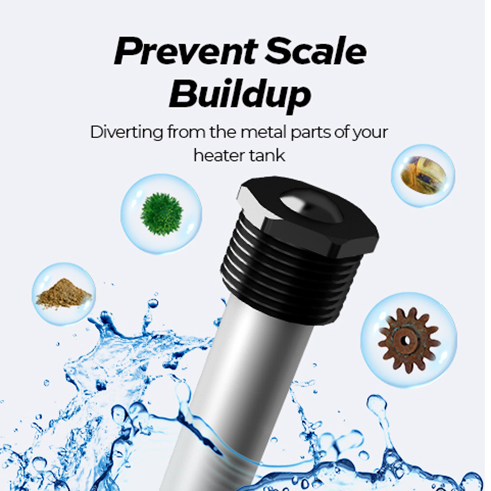 RV Water Heater Magnesium Anode Rod 9.25" inch 3/4" NPT for Suburban SW6DE