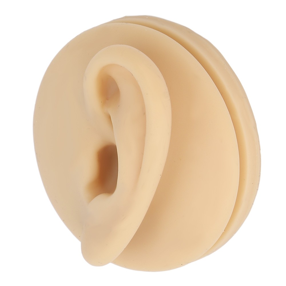 1Pc Soft Silicone Human Ear Model For Ear Acupuncture Practice New