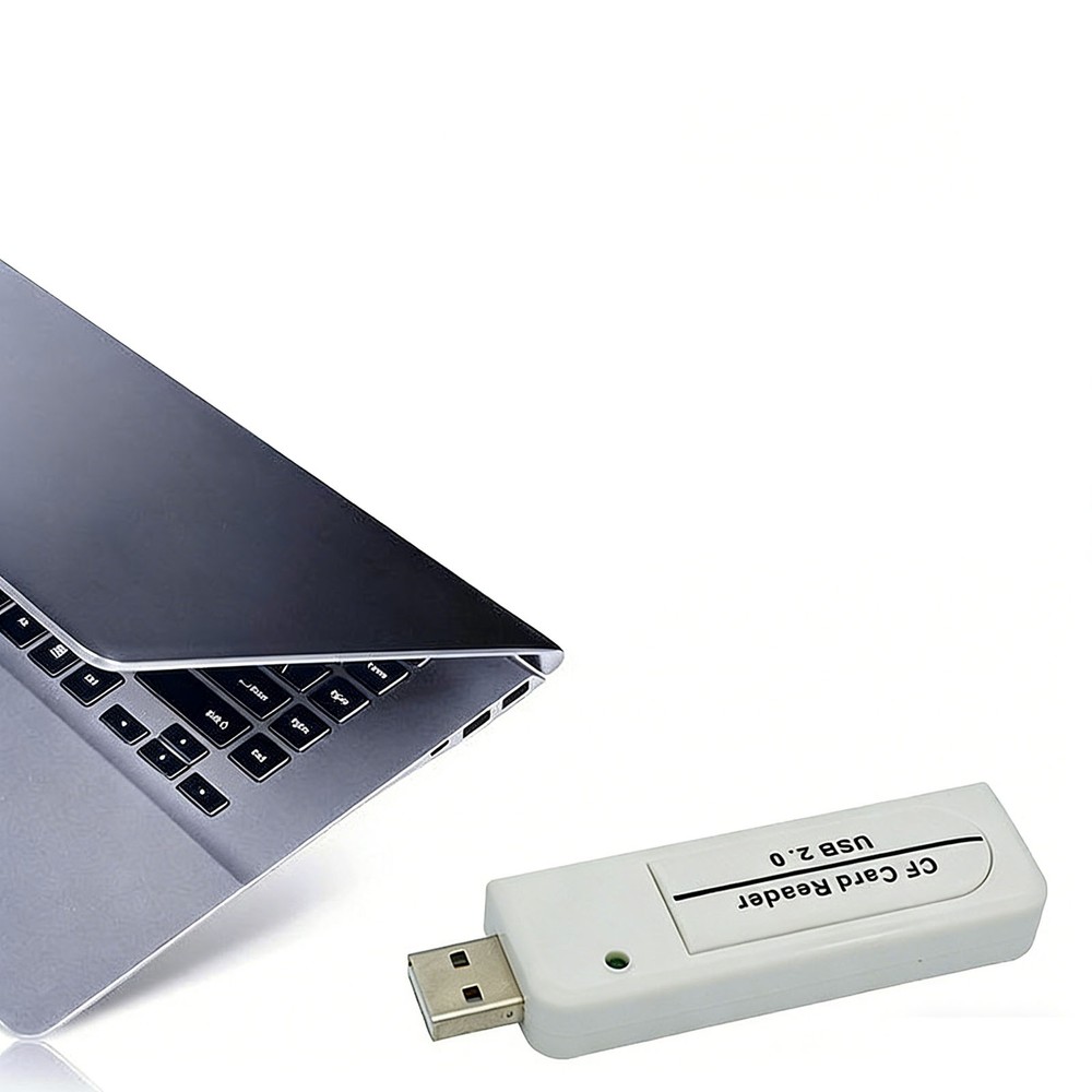 New CF CompactFlash Card Reader High Speed CF Card Writer Adapter USB 2.0