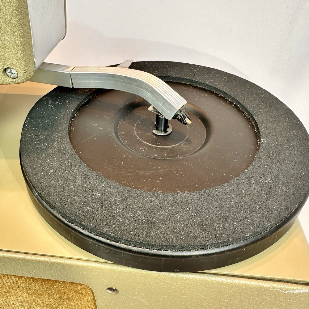 Vintage Dukane 14A335G Classroom Projector Model with Case Works