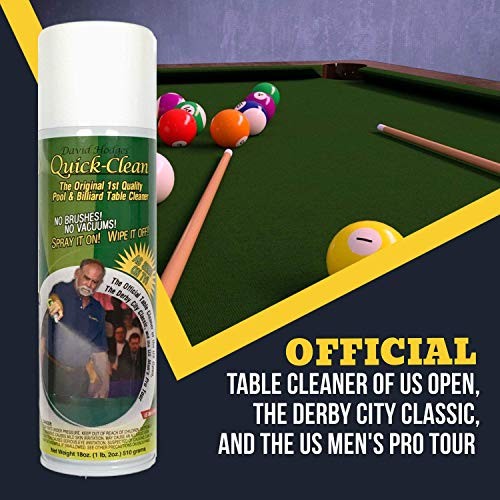 Quick Clean Pool Table Felt Cleaner Spray - Great for Pool Felt Cleaner