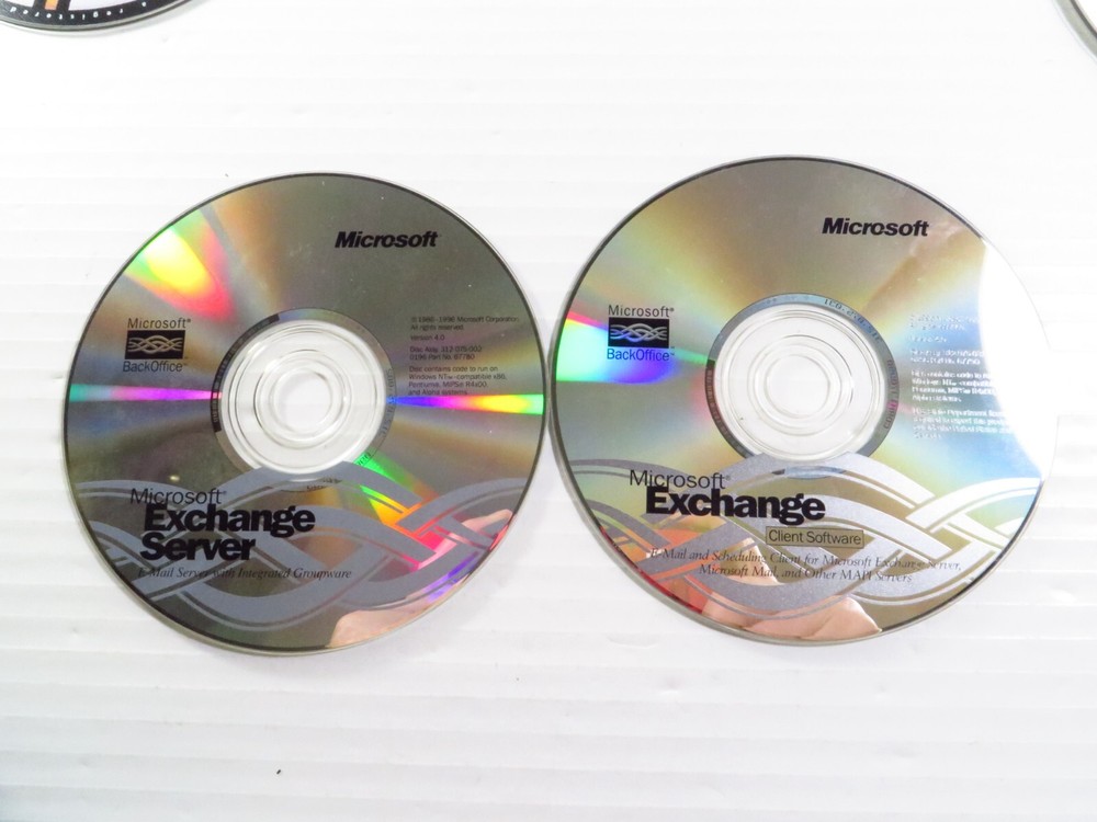 Microsoft Exchange Server & Client Software Version 4.0 CD Set, 1996