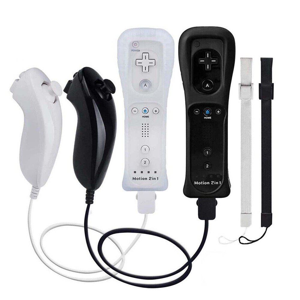 Wii Motion Plus Remote Controller Nunchuck Nintendo Wii &Wii U Silicone Strap-US