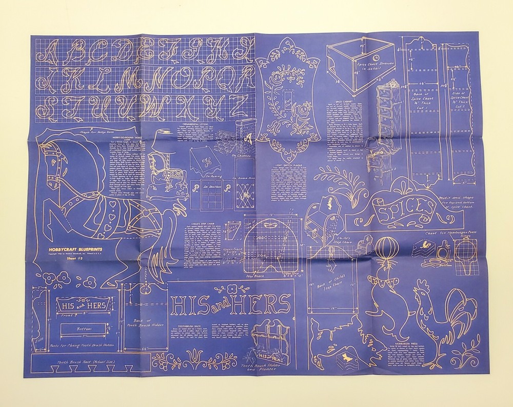 Hobbycraft Blueprints by Modern Handcraft Scroll Saw Woodworking Patterns Décor