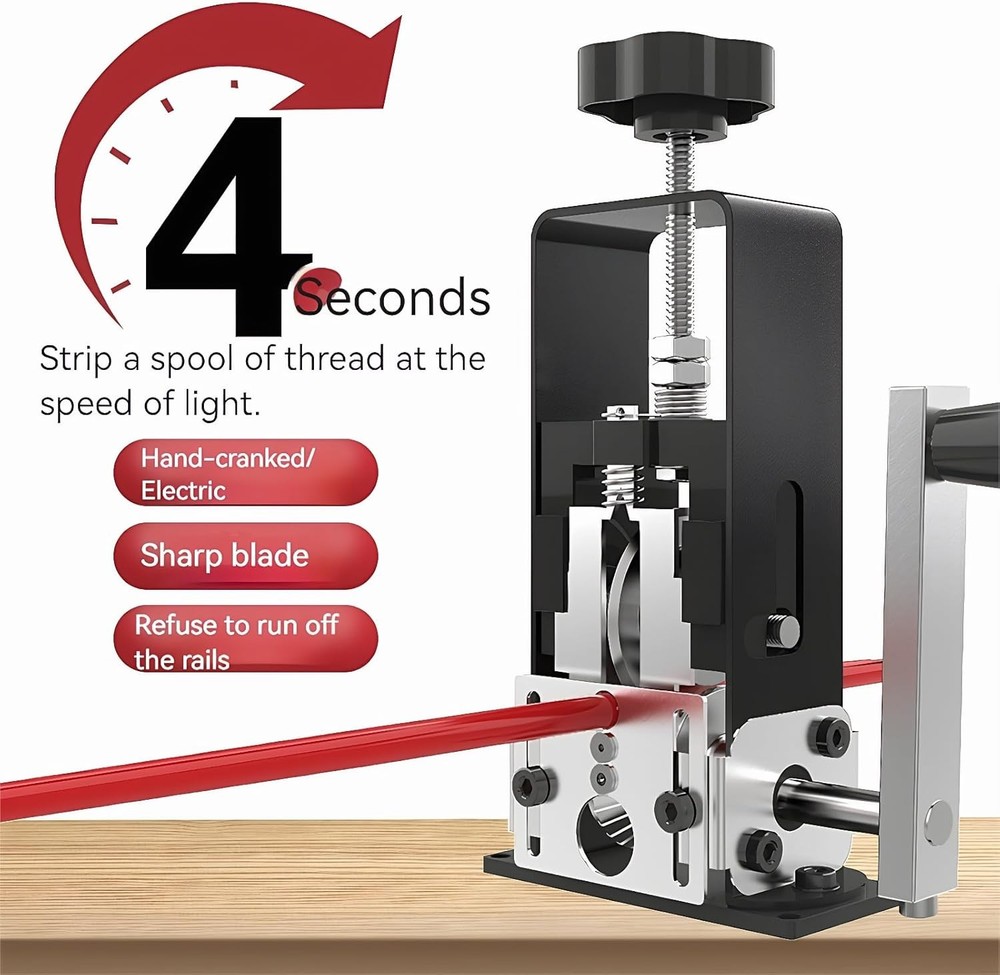 1-25mm Manual Wire Stripping Machine Drill Powered Hand Crank Wire Stripper Tool