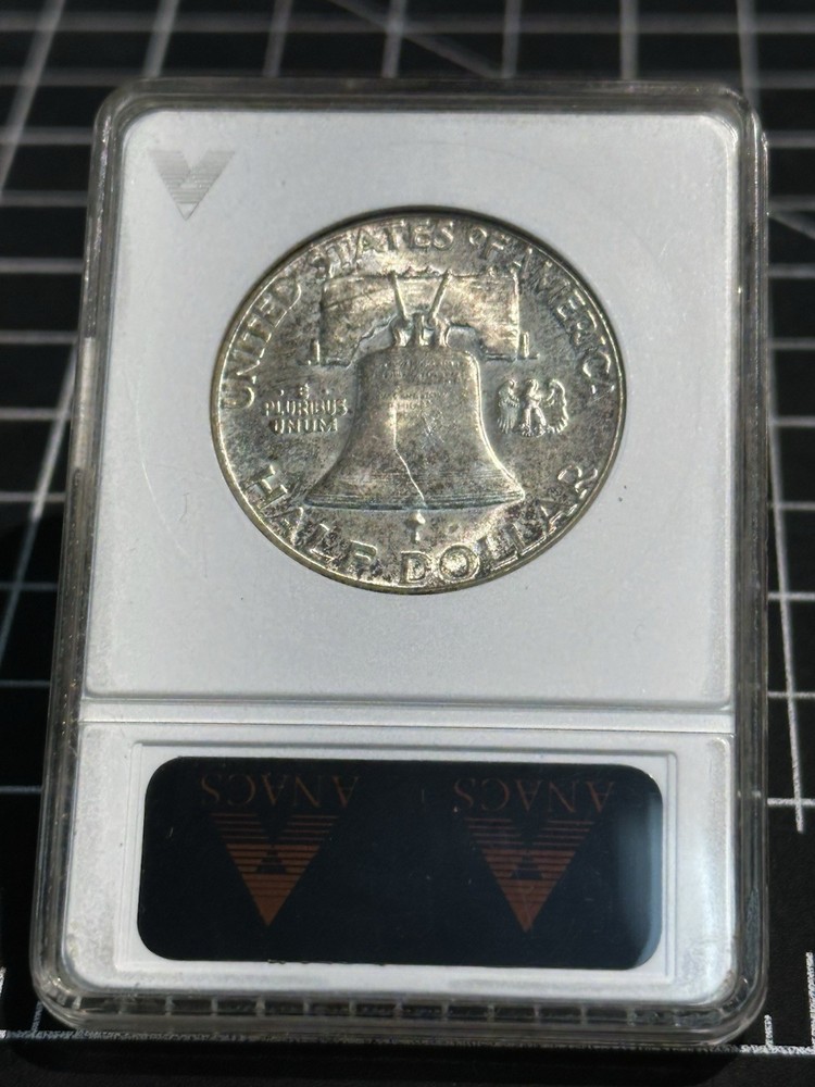 1953 Franklin Half Dollar 50c ANACS MS64 Soapbox