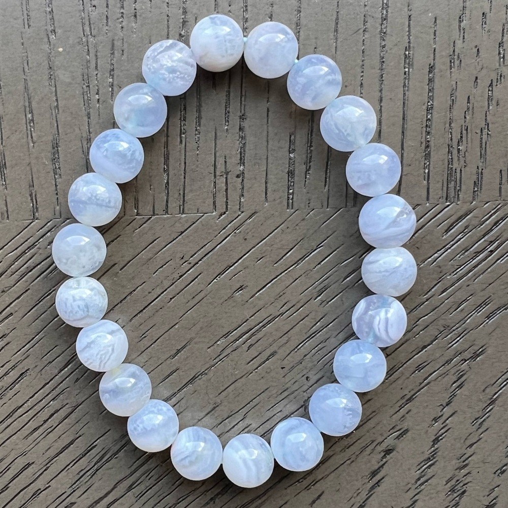 Blue lace bracelet 9mm SIZE 6.5’