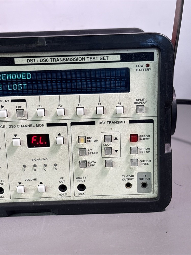 T-COM 235A+ DS1/DSO Transmission Test Set - VER. 4.3/2.1 - UNTESTED