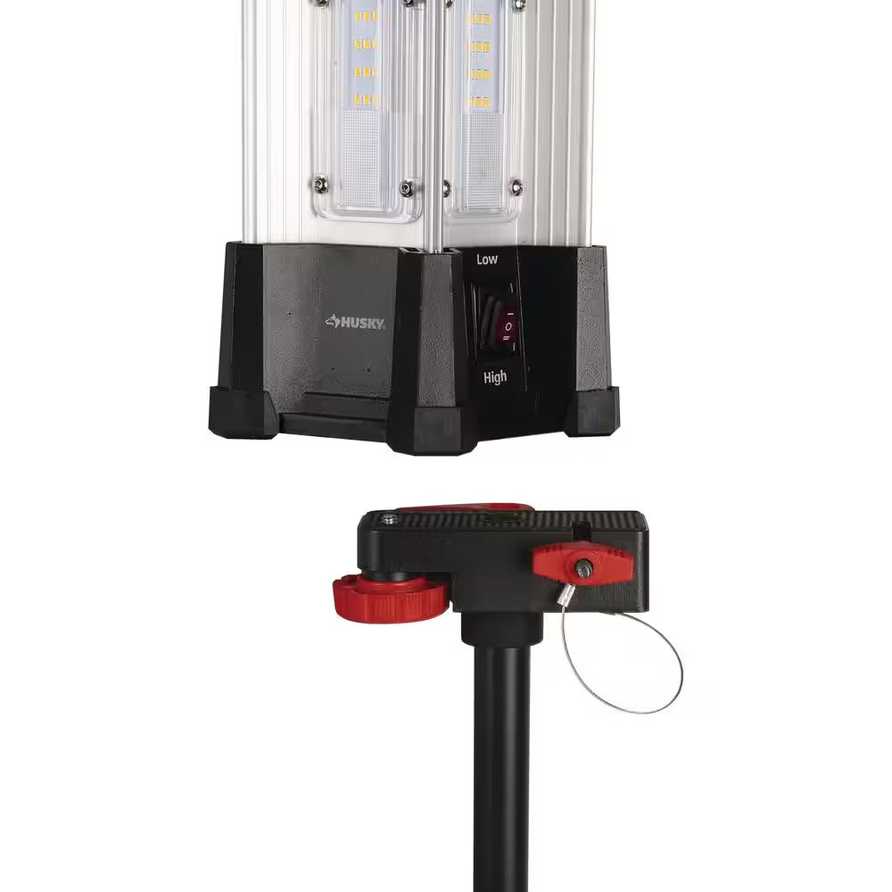 Husky Universal Telescoping Tripod Stand Adjustable Portable for Work Lights