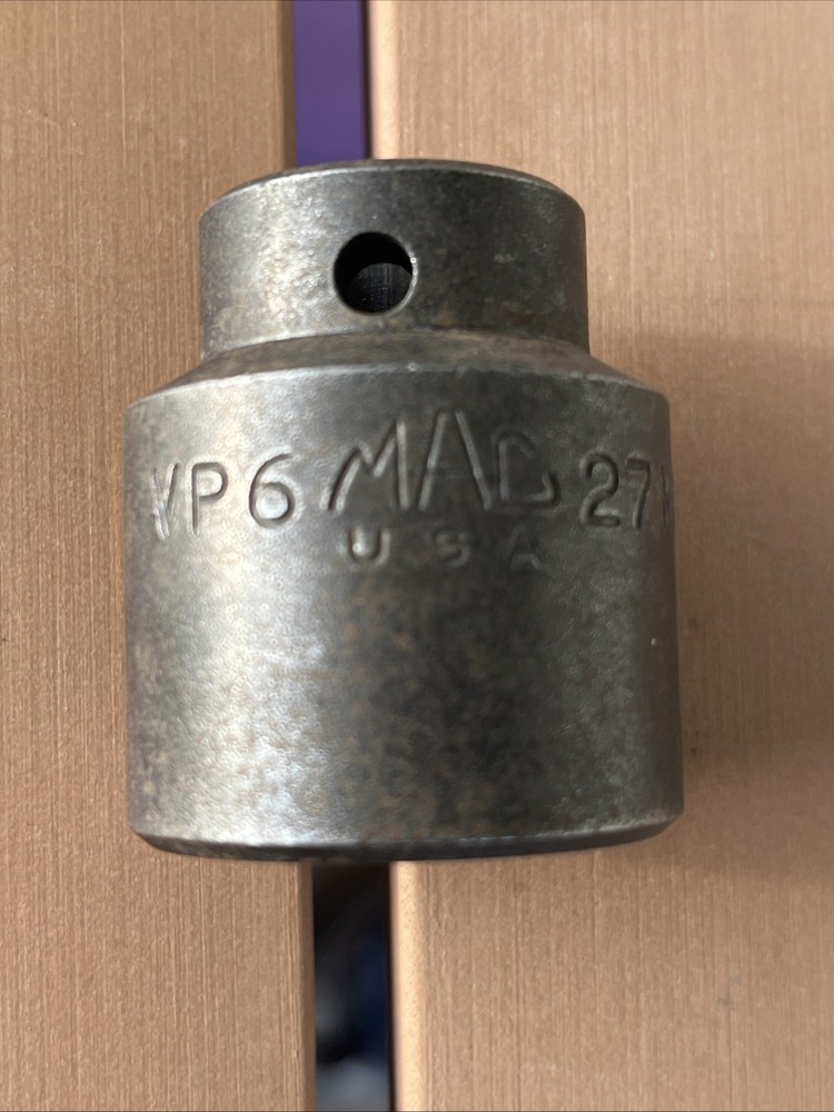 MAC TOOLS VP6 1/2" DRIVE 27MM 6 POINT IMPACT SOCKET