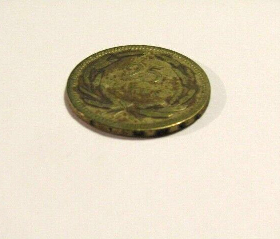 Turkey 1956 25 Kurus Coin
