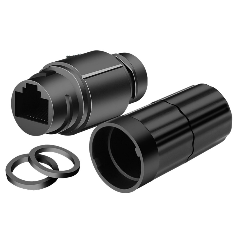 21mm 3Pcs/Set Outdoor Shielded Network Ethernet Cable Extender Coupler