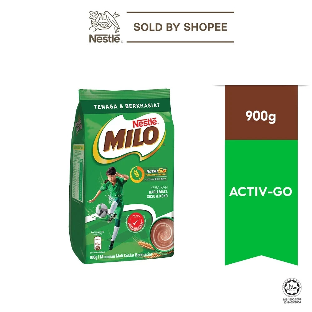 NESTLE MILO 𝐀𝐂𝐓𝐈𝐕-𝐆𝐎 𝐇𝐂𝐋𝟐.𝟎 (900g)