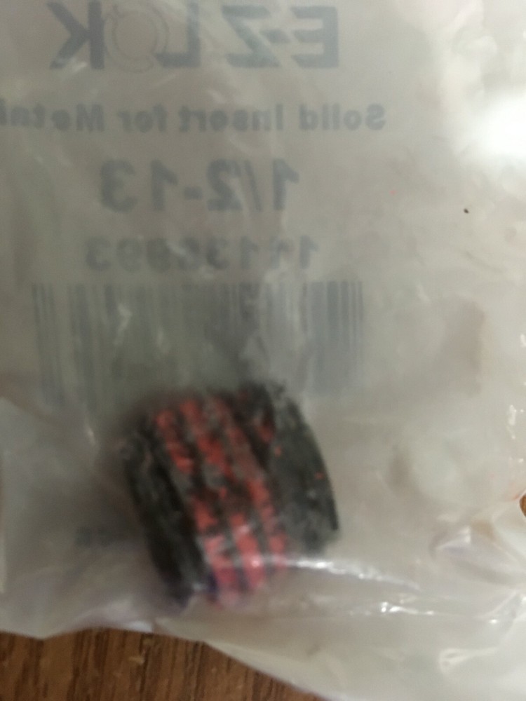 1/2"-13 Carbon Steel Solid Insert For Metal