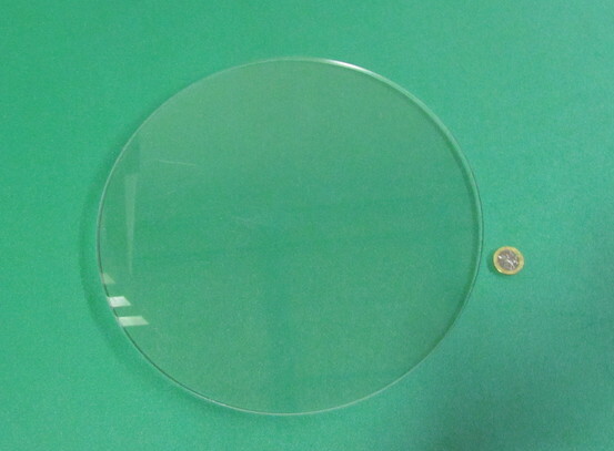 1/4" (.220") Thick x 12.0" Diameter Acrylic Circle Disc Clear