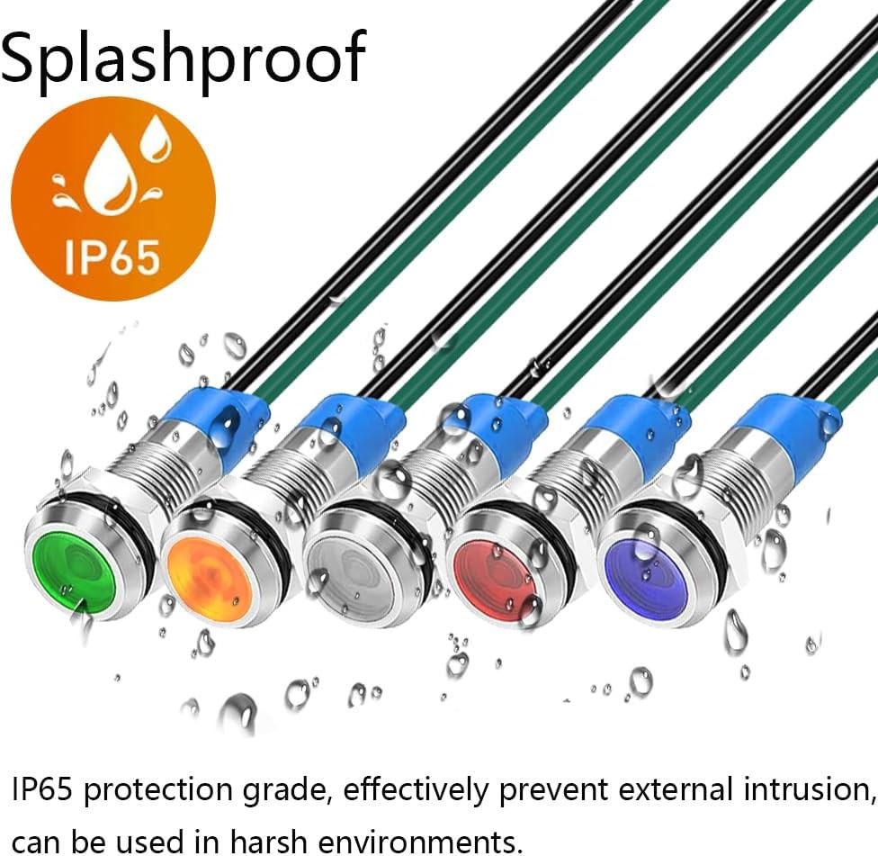 Waterproof LED Indicator Lights