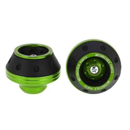 Motorcycle Front Fork Frame Sliders Falling Protection Wheel Crash Green