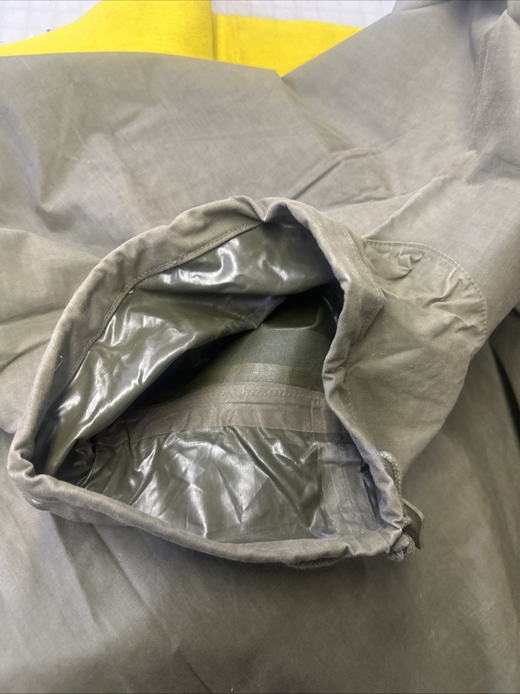 Poncho, Synthetic Resin Coated OD Dated Feb 22, 1945