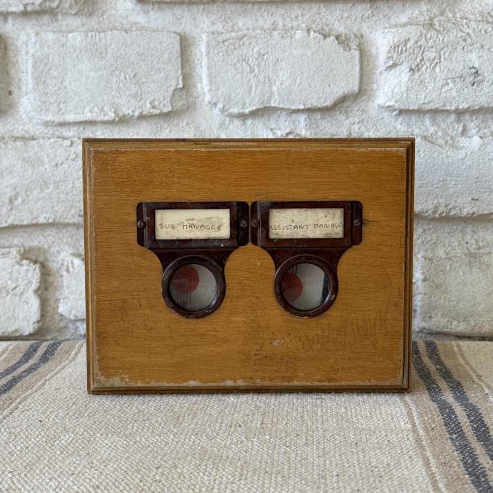 Vintage Shop Indicator Servant Call Box Bell