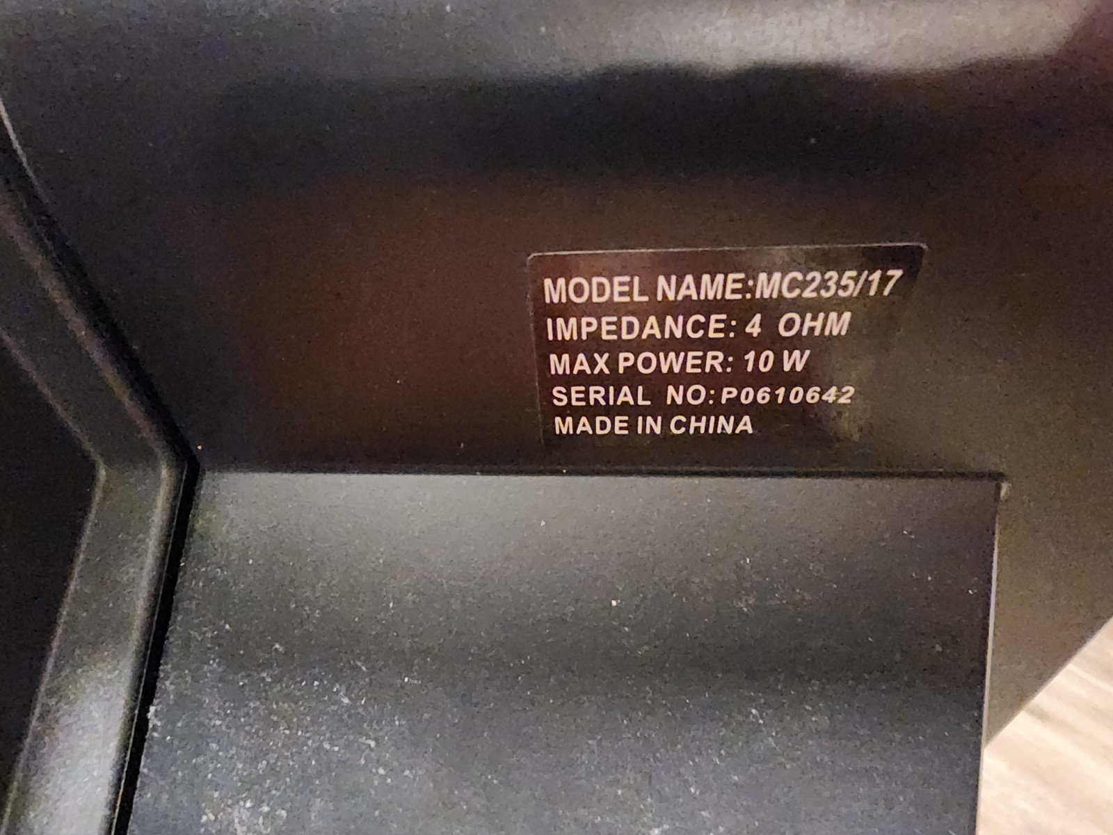 Philips Micro System MC235/37 CD Player AM/FM Radio Stereo No Remote