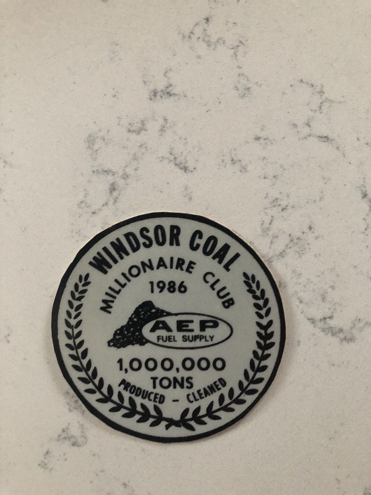 coal mining stickers nice older coal company
