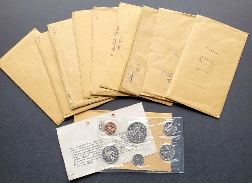 *** 1971  CANADA  PROOF  LIKE  ROYAL  MINT  SET ***