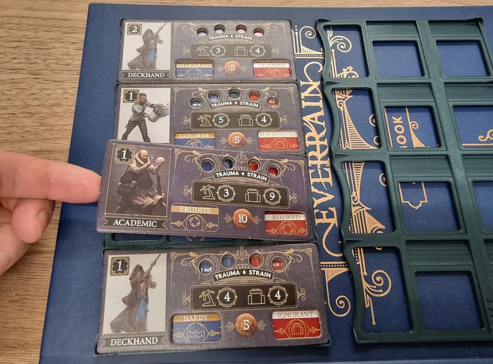 Everrain Board Game  - Crew Dashboard