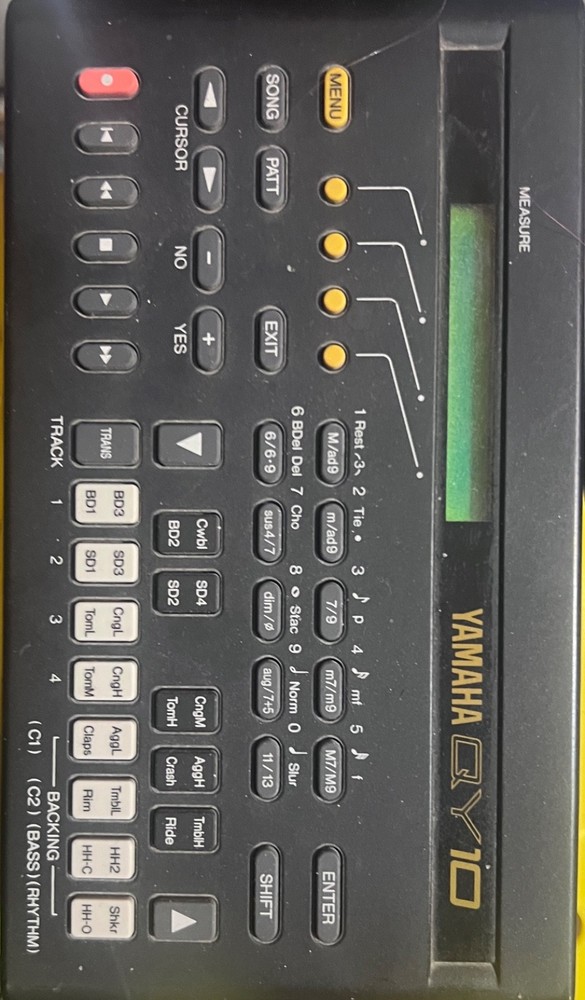 YAMAHA QY10 Music Sequencer Drum Machine Used