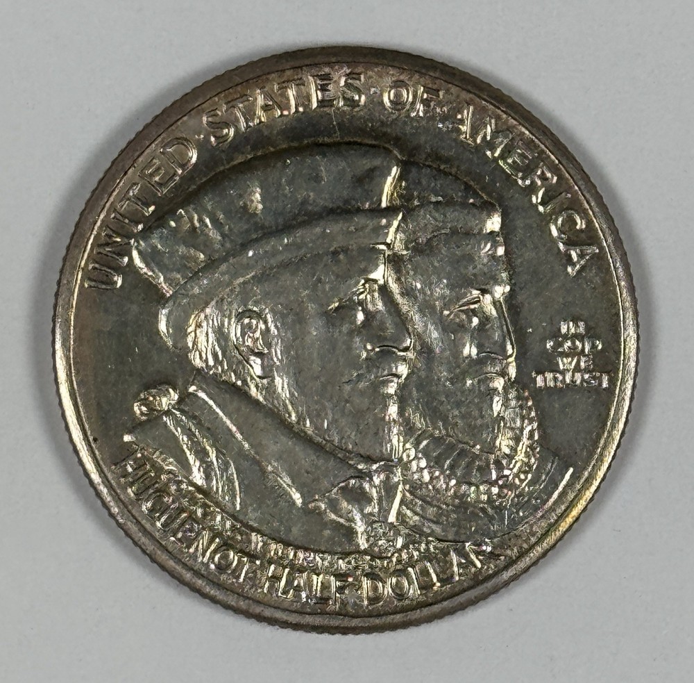 1924 HUGUENOT COMMEMORATIVE HALF DOLLAR UNCIRCULATED