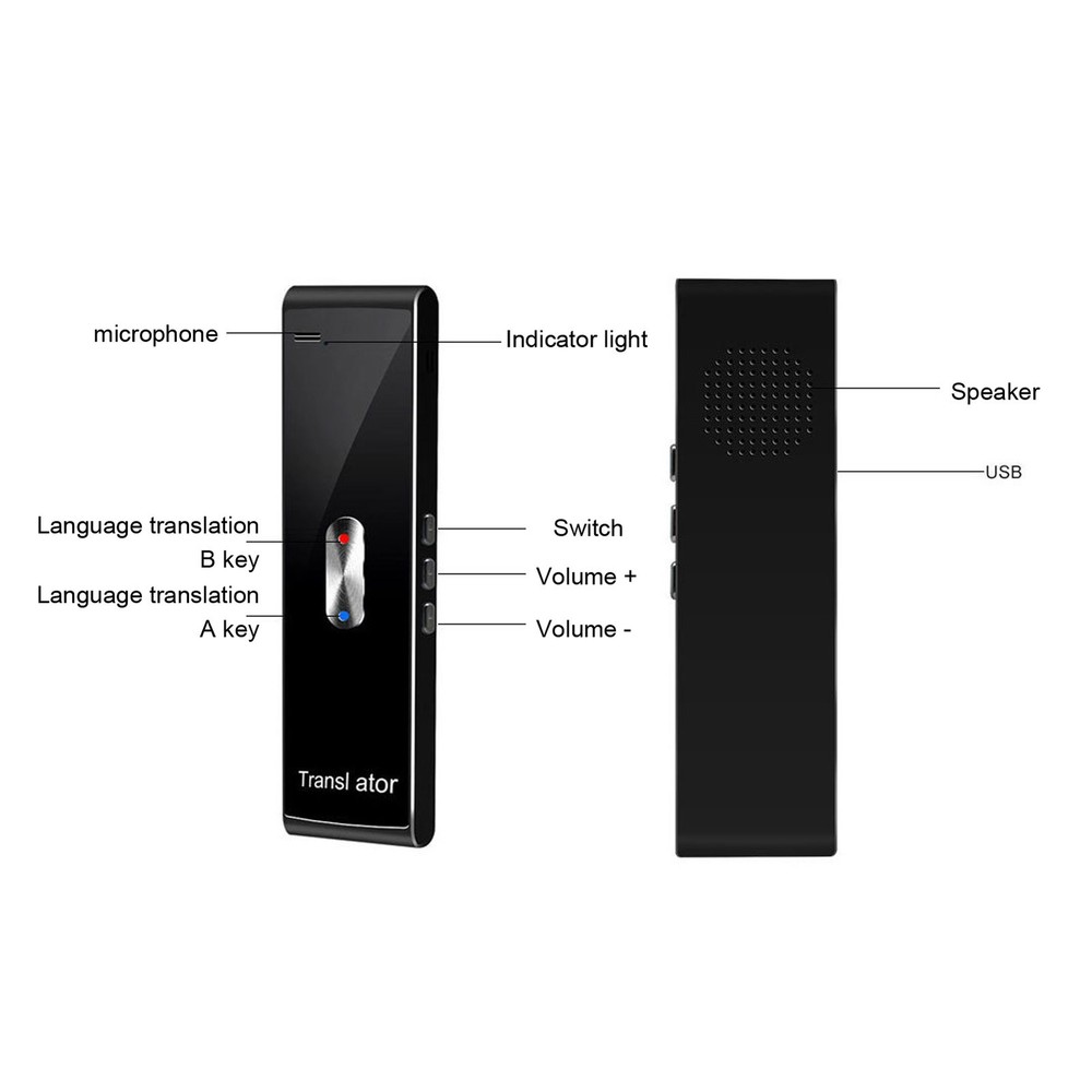 Language Translator Device Supports Multi Languages Real Time Bluetooth Con PFKZ