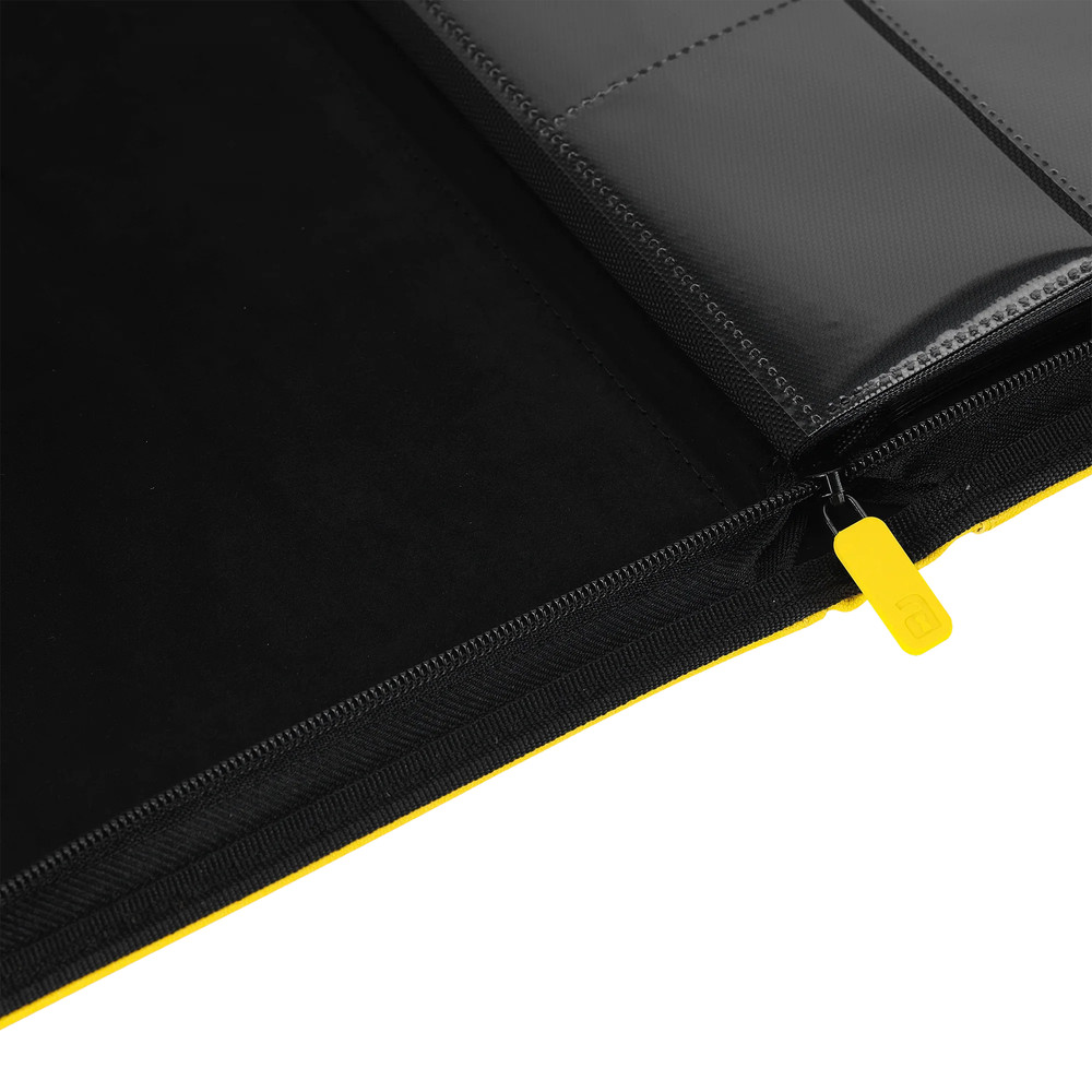 Vault X - 9-Pocket Exo-Tec® Zip Binder - Yellow