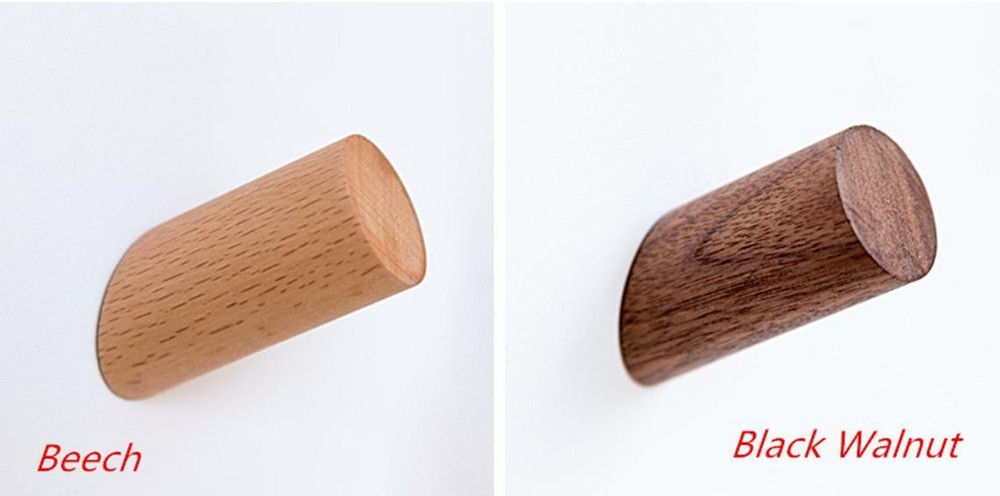 Solid Wood Hooks Simple Modern Ideas Wall Hooks Decorative Hooks Coat Hangers