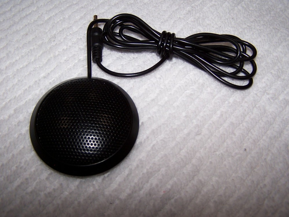 Multimedia PC Computer Microphone BLACK ~ New (Open Box)