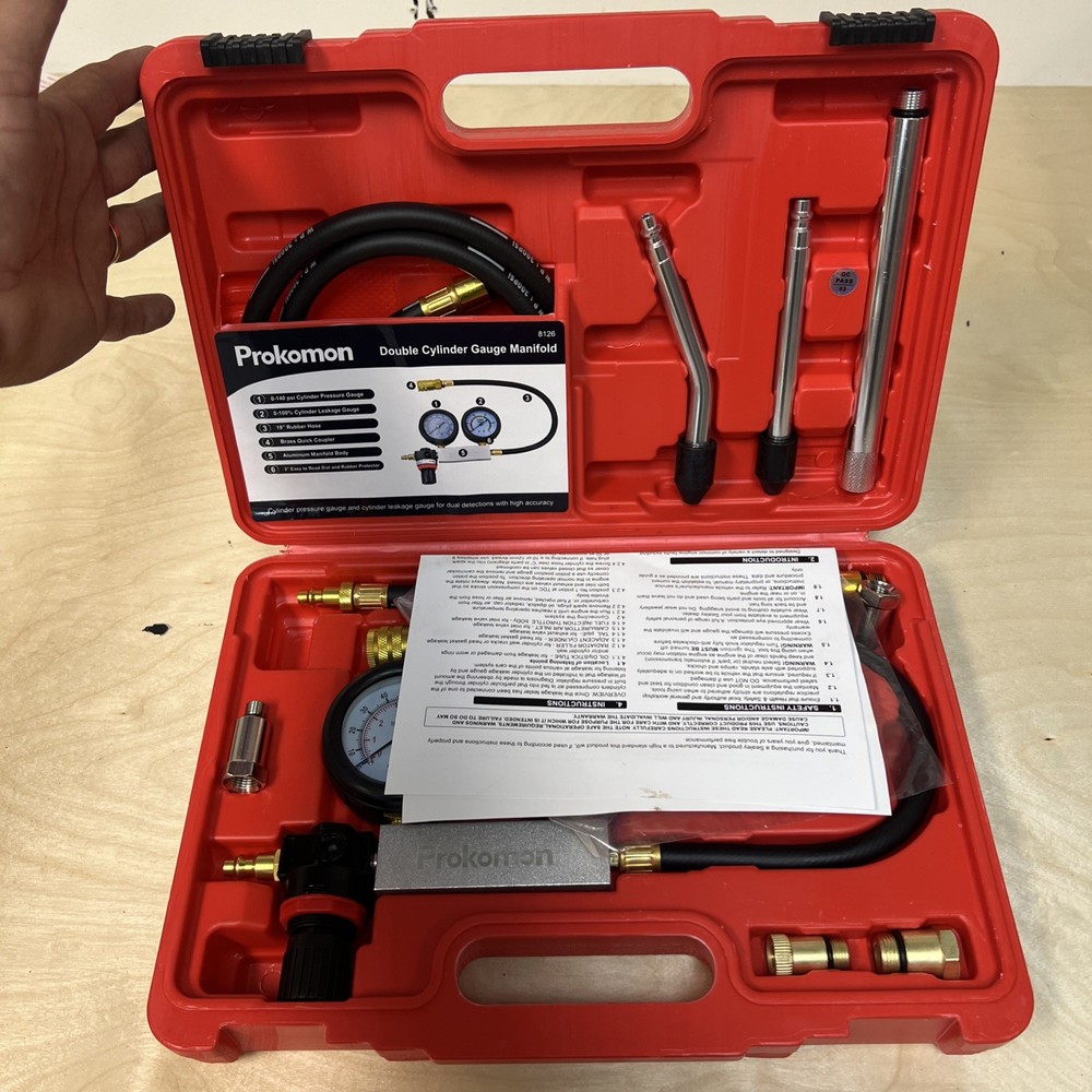 Engine Cylinder Leak Down Tester Kitgasoline Engine Leakdown Tester Kit With Ext