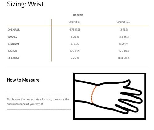 Wrist 3-Strap Support Right: Large Black