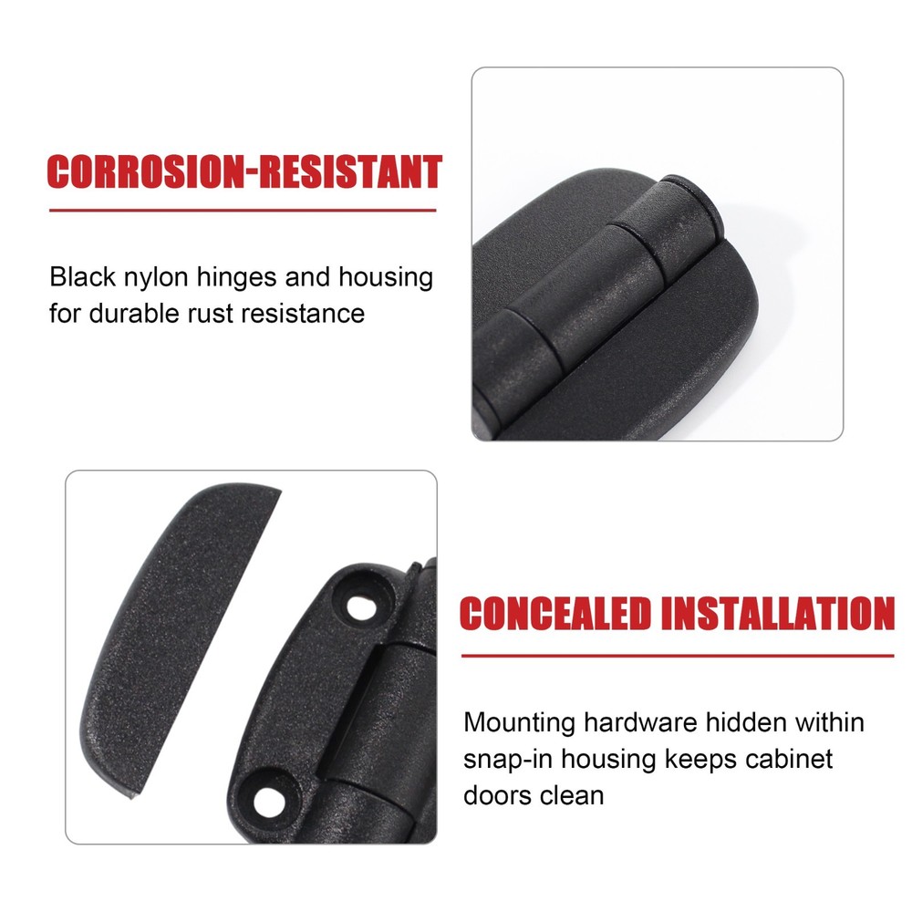 Detent Hinges Positioning Control Nylon Constant Torque Hinge