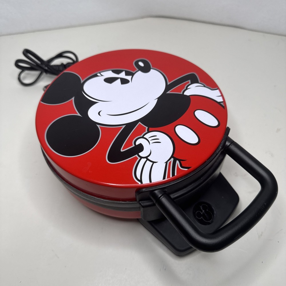 Disney Mickey Mouse Waffle Iron Classic Mickey's Face Waffles EUC