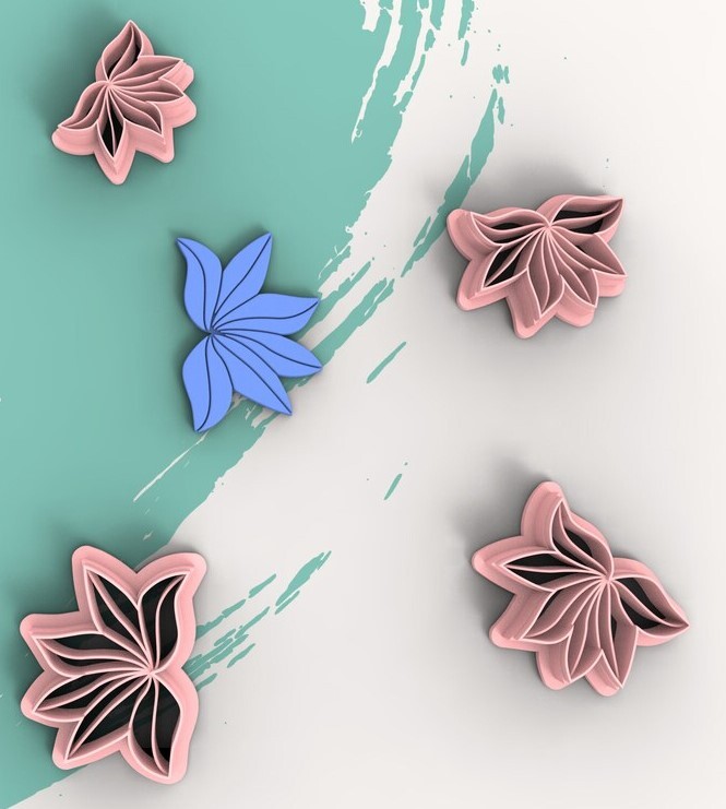 Flower 14 Polymer Clay Cutter