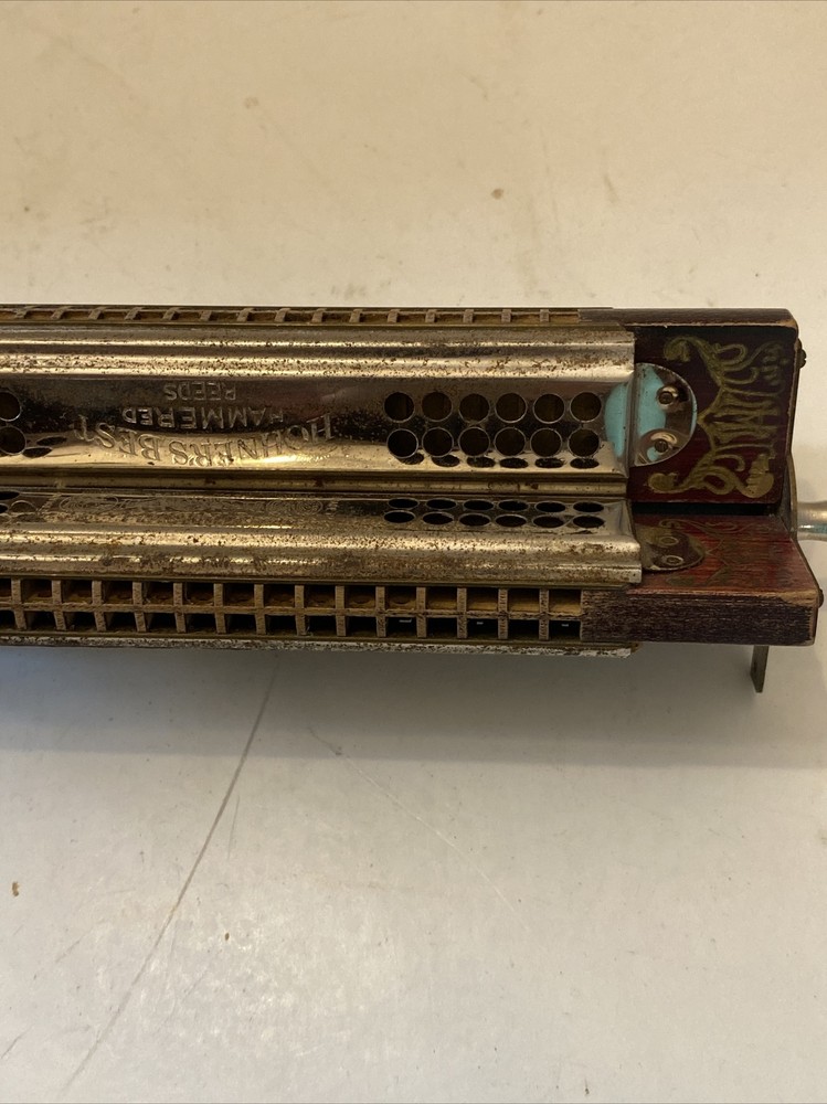 Hohner Paddle Wheel 4-In-1 Harmonica / Harp CFG *Rare* Missing D