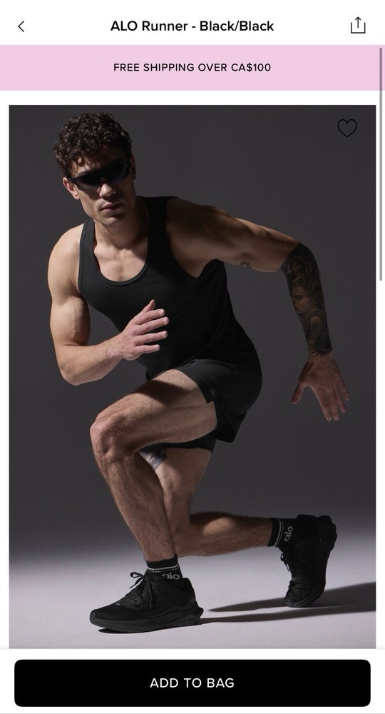 alo runner black/black