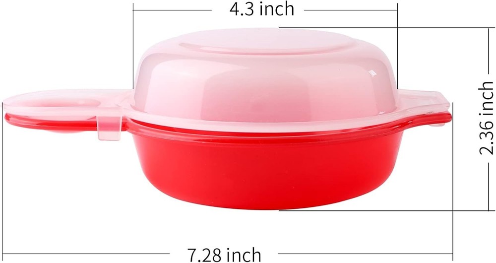 Compact Microwave Egg Maker Set - Fast Cooking for Delicious Sandwiches